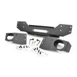 Placa troliu/bara protectie cu proiectoare ceata Jeep Wrangler JK Rough Country