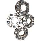 Flanse distantiere roti Renault 5x114,3 CB 66.1 M12x1.5 20mm cu inel de centrare - imagine 3