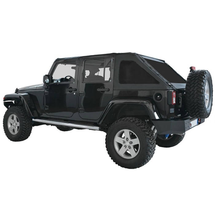 Soft Top Bowless - Suntop - Jeep Wrangler JK 4 usi - imagine 5