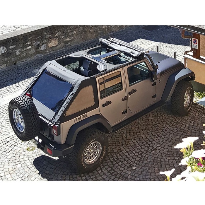 Soft Top Bowless - Suntop - Jeep Wrangler JK 4 usi - imagine 4