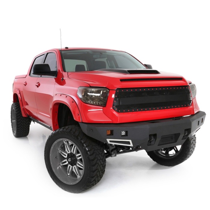 Bara protectie fata cu suport troliu Toyota Tundra 14-15 Smittybilt - imagine 3