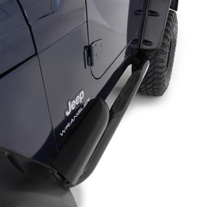 Praguri laterale Jeep Wrangler TJ - Smittybilt Sure Step Black - imagine 4