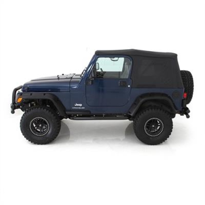 Praguri laterale Jeep Wrangler TJ - Smittybilt Sure Step Black - imagine 2