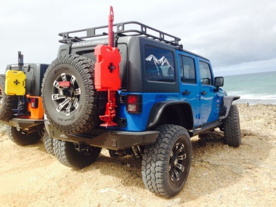 Roof Rack SMITTYBILT Defender - Jeep Wrangler JK 4 usi - imagine 5
