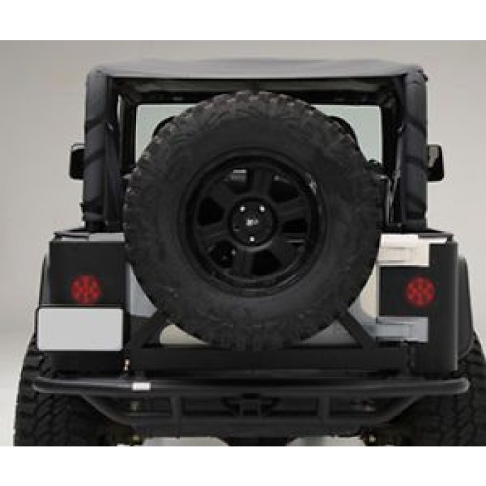 Bara spate Jeep Wrangler TJ cu suport pentru roata de rezerva SMITTYBILT SRC - imagine 4