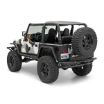 Bara spate Jeep Wrangler TJ cu suport pentru roata de rezerva SMITTYBILT SRC - imagine 2