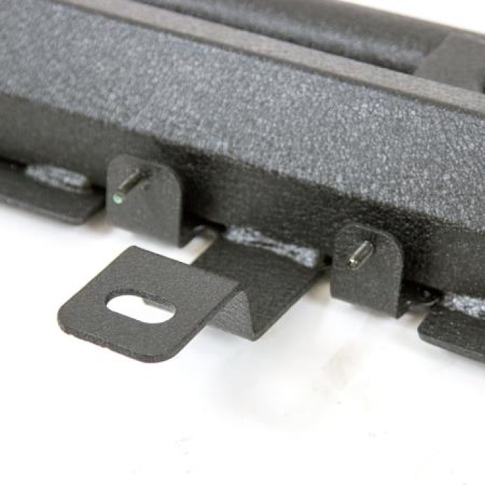 Pragrui laterale pentru Jeep Wrangler Jk 4 usi, Smittybilt SRC Classic, Negru mat - imagine 3