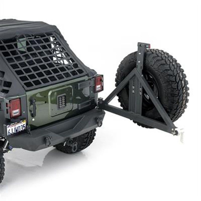Bara de protectie spate Jeep Wrangler JL cu suport pentru anvelopa - Smittybilt XRC - imagine 2