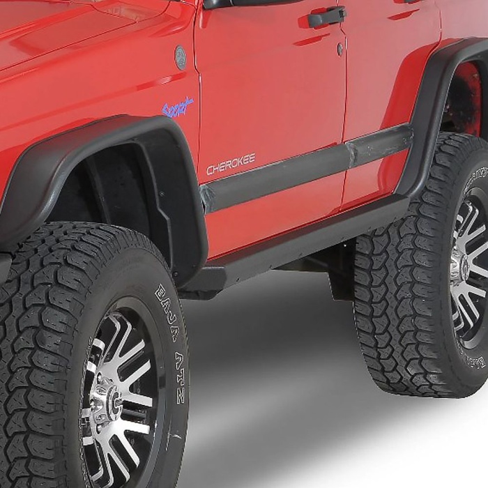 Praguri laterale pentru Jeep Cherokee XJ - Smittybilt Rock - imagine 2