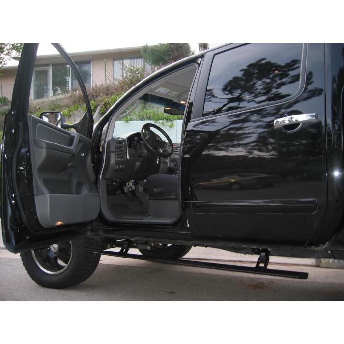 Trepte / Praguri laterale electrice PowerSteps AMP Research - Nissan Titan 16-17 - imagine 3