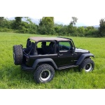 Kit Soft top Bowless - Jeep Wrangler JK 2 Usi - imagine 2
