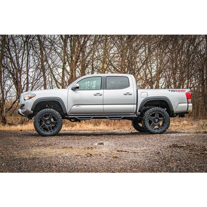 Praguri laterale Rough Country â€“Â Toyota Tacoma 05-18 Double Cab cu bena D182cm - imagine 2