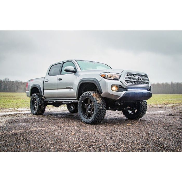 Praguri laterale Rough Country â€“Â Toyota Tacoma 05-18 Double Cab cu bena D182cm - imagine 4