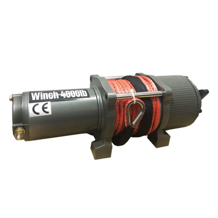 Troliu ATV Lift Winch 4000lbs 12v Plasma Sintetica - imagine 3