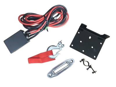 Troliu ATV Lift Winch 4000lbs 12v Plasma Sintetica - imagine 2
