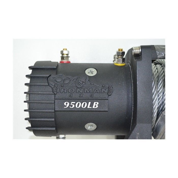 Troliu auto Ironman4x4 9500lbs (4310kg) 12V Wireless, cablu otel - imagine 4