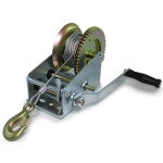 Troliu manual 1100 kg, cablu de otel Lift Winch - imagine 3