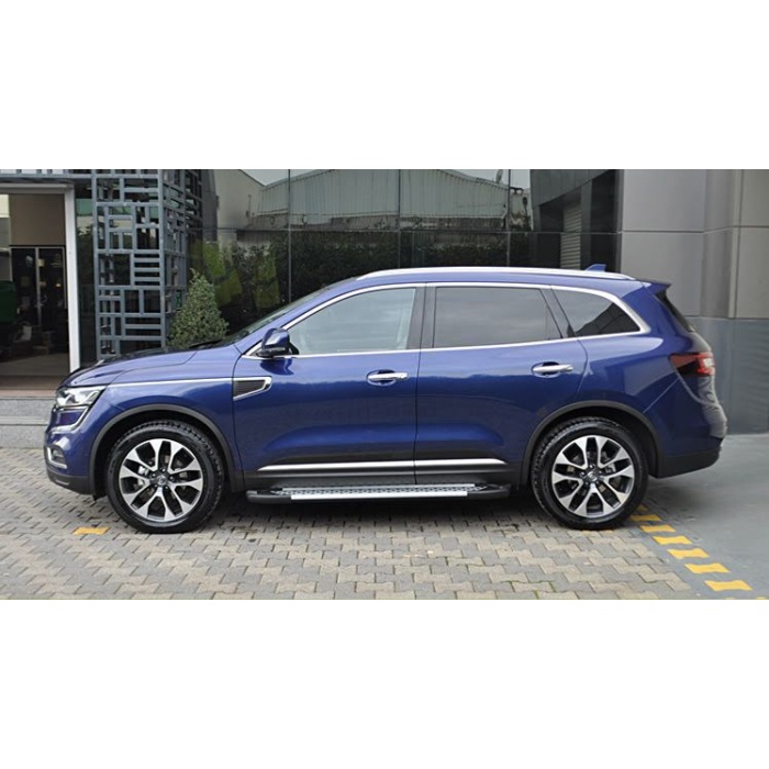 Bara de protectie spate Renault Koleos 16+ - ARP TITANIC Negru - Chrome - imagine 2