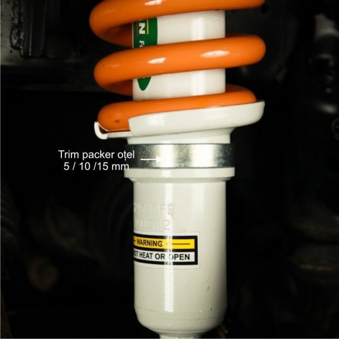 Inaltator arcuri din otel Isuzu D-Max 2012 - IronMan 4x4 fata 10mm lift 20mm - imagine 2
