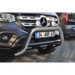 Bullbar fata Mercedes X-CLASS [17-Prezent] - ARP DINAMIC, Chrome - imagine 4