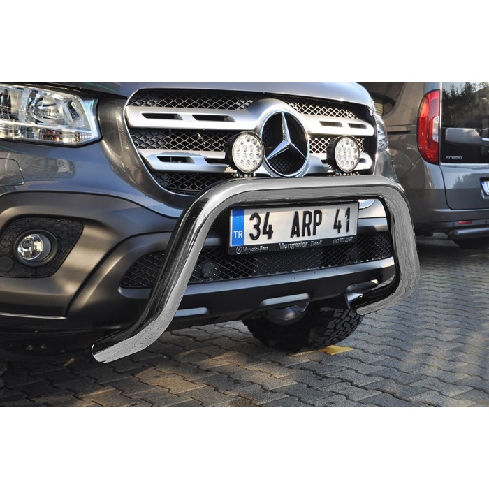 Bullbar fata Mercedes X-CLASS [17-Prezent] - ARP DINAMIC, Chrome - imagine 4