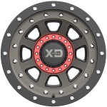Janta aliaj 9x17" 5x127 / 5x139,7 ET -12 - XD Brute Negru - imagine 3