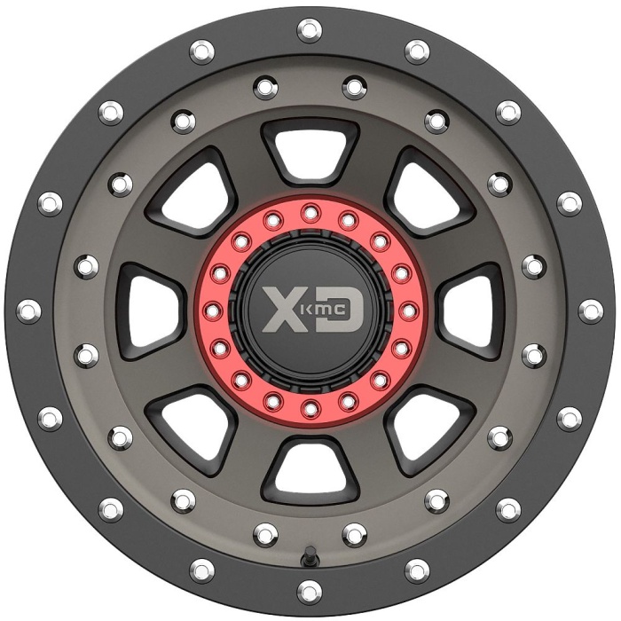 Janta aliaj 9x17" 5x127 / 5x139,7 ET -12 - XD Brute Negru - imagine 3