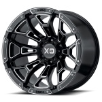 Janta aliaj 9x20" 6x139,7 ET 0 - XD 841 BONEYARD Negru