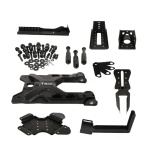Suport HD roata de rezevera 37" Jeep Wrangler JK + suport montaj cric T-Max