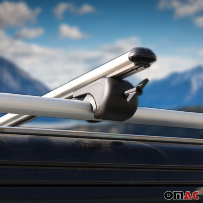 Bare transversale aluminiu Omtec Carry Tec – Dacia,  Jeep , Audi , BMW, Toyota , Volkswagen - imagine 4