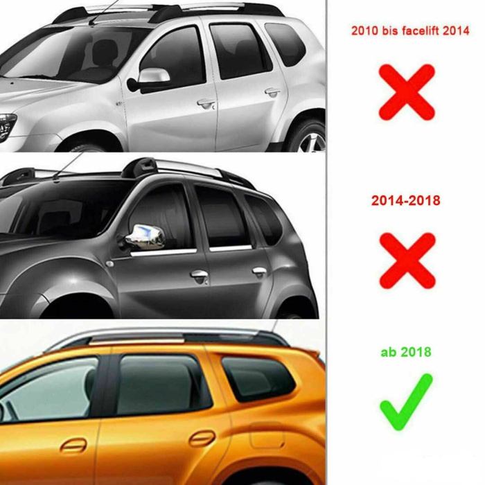 Bare transversale aluminiu Omtec Carry Tec - Dacia Duster 2018+ - imagine 5