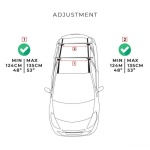 Bare transversale aluminiu Omtec Carry Tec – Dacia,  Jeep , Audi , BMW, Toyota , Volkswagen - imagine 7