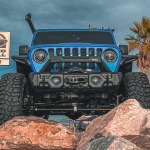 Bullbar HD Stubby - Bara fata Jeep Wrangler JL, JK , Gladiator JT , Otel, Rival (Full Kit) - imagine 10