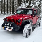 Bullbar HD Stubby - Bara fata Jeep Wrangler JL, JK , Gladiator JT , Otel, Rival (Full Kit) - imagine 9