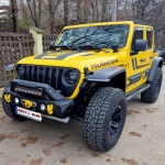 Bullbar HD Stubby - Bara fata Jeep Wrangler JL, JK , Gladiator JT , Otel, Rival (Full Kit) - imagine 4