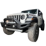 Bullbar HD Wide - Bara fata Jeep Wrangler JL, JK, Gladiator JT, Otel, Rival (Full Kit) - imagine 5