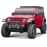 Bullbar HD Stubby - Bara fata Jeep Wrangler JL, JK , Gladiator JT , Otel, Rival (Full Kit) - imagine 2