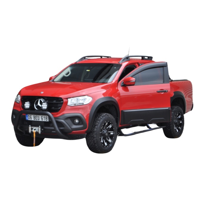 Praguri laterale electrice iluminate LED Mercedes X-Class T-Max - imagine 3