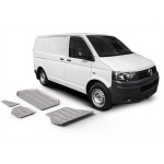 Kit 4 Scut-uri Volkswagen T5 / Caravelle / Multivan / Transporter, 4WD (doar EURO 5) 2003-2015 4mm, aluminiu, Rival