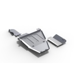 Kit 4 Scuturi Toyota Hilux Revo/Executive/Rocco/Invincible 4WD 2,8; 2,4 (incl. EURO6) 2015+ 6mm, aluminiu, Rival