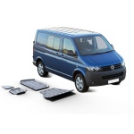 Kit 4 Scut-uri Volkswagen T5 / Caravelle / Multivan / Transporter 4WD(doar EURO 5) 2003-2015 6mm, aluminiu, Rival