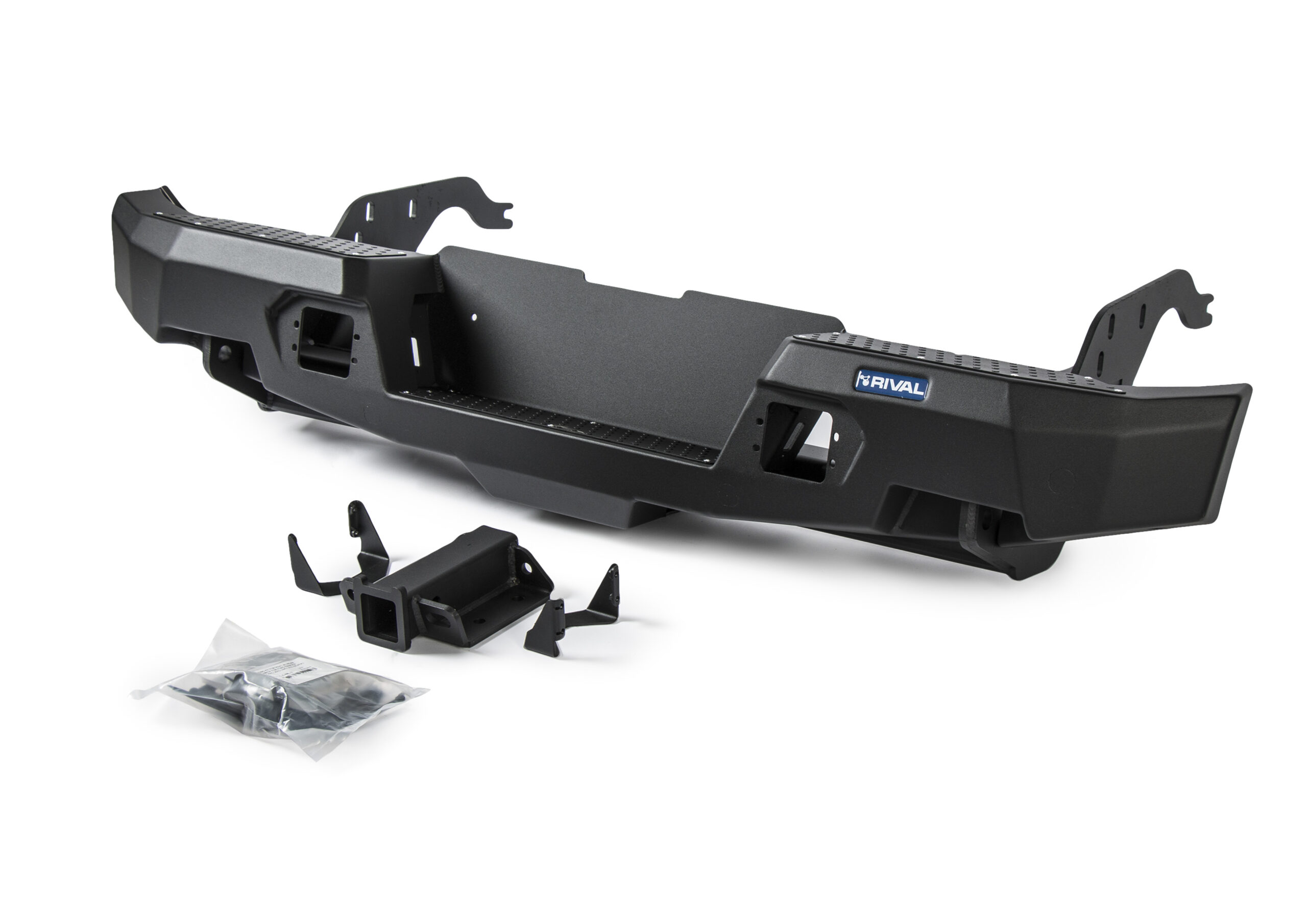 d4a7621ebd18a125b62956c3dbeee6d7.jpg Bullbar HD, Bara spate Ford Ranger 2011-2022 Din aluminiu, Cu LED, Rival - imagine 1