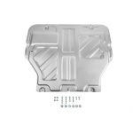 Kit 4 Scut-uri Volkswagen T5 / Caravelle / Multivan / Transporter, 4WD (doar EURO 5) 2003-2015 4mm, aluminiu, Rival - imagine 3