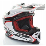 Casca Moto - ATV Off road LS2 MX456 COMPASS  Rosu - Alb   Marimea XL - imagine 4