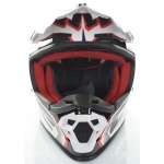Casca Moto - ATV Off road LS2 MX456 COMPASS  Rosu - Alb   Marimea XL - imagine 8