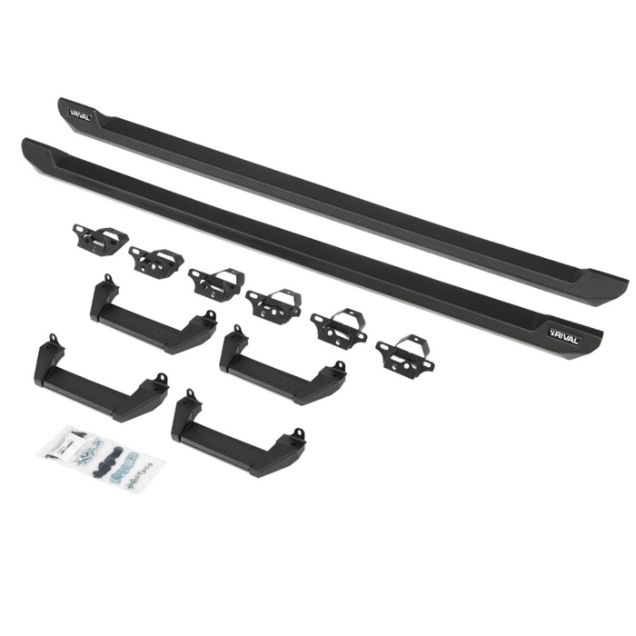 Praguri Laterale HD, Jeep Wrangler JL 4 usi, Otel, Rival - imagine 2