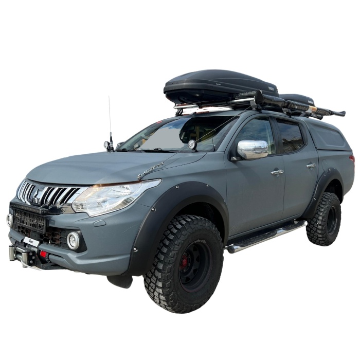 Overfendere Mitsubishi L200 2016-2019 cu suruburi 4.5cm Safari - imagine 2
