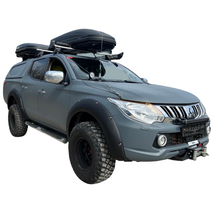 Overfendere Mitsubishi L200 2016-2019 cu suruburi 4.5cm Safari - imagine 6