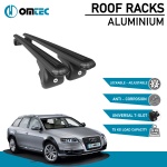 Bare Transversale Audi A6 Allroad [2006-2011] Omtec Aluminiu - Negru - imagine 2