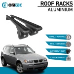 Bare Transversale Bmw X3 [2004-2011] Omtec Aluminiu - Negru - imagine 2
